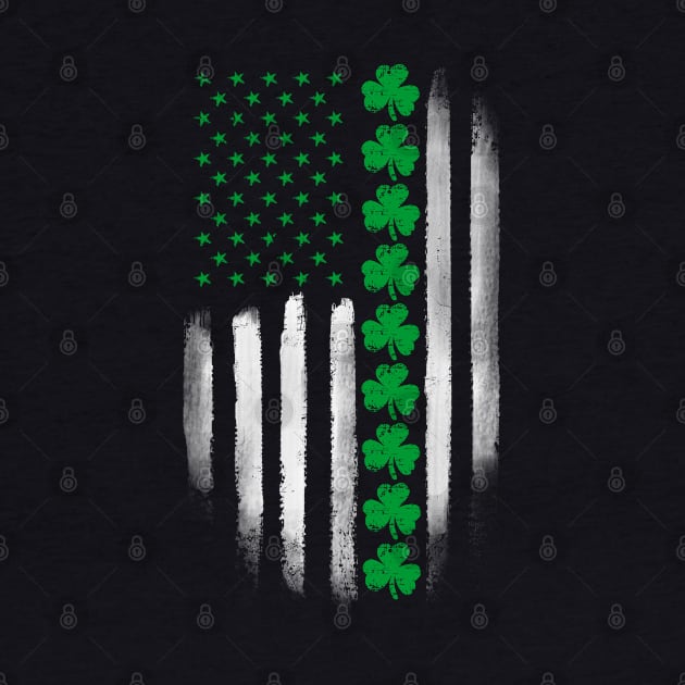 Irish American Flag - St. Patrick's Day by jodesigners